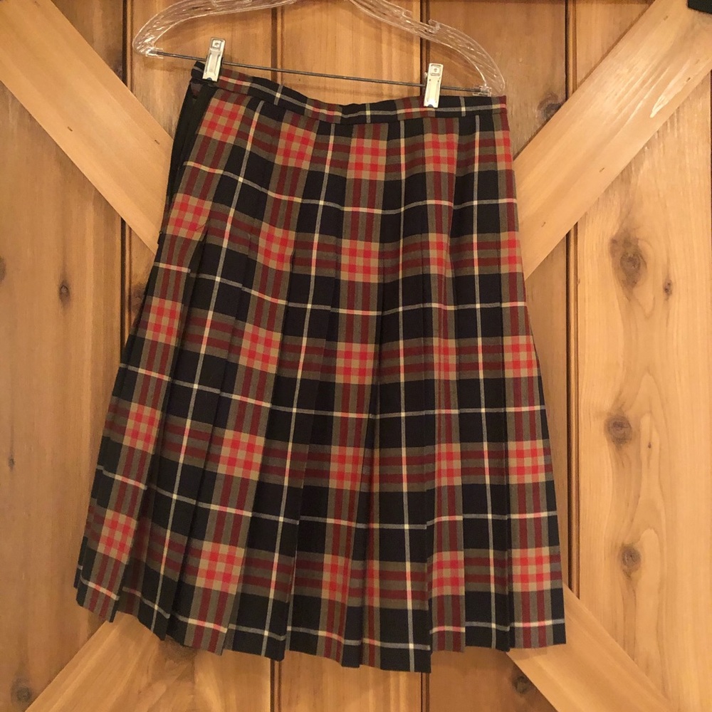 Burberry Plaid Skirt - Vintage